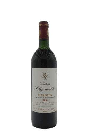 Château Labégorce Zédé - Margaux 1986