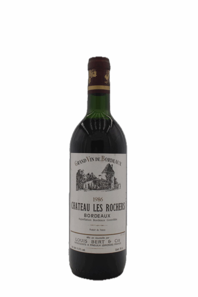 Château les Rochers - Bordeaux 1986