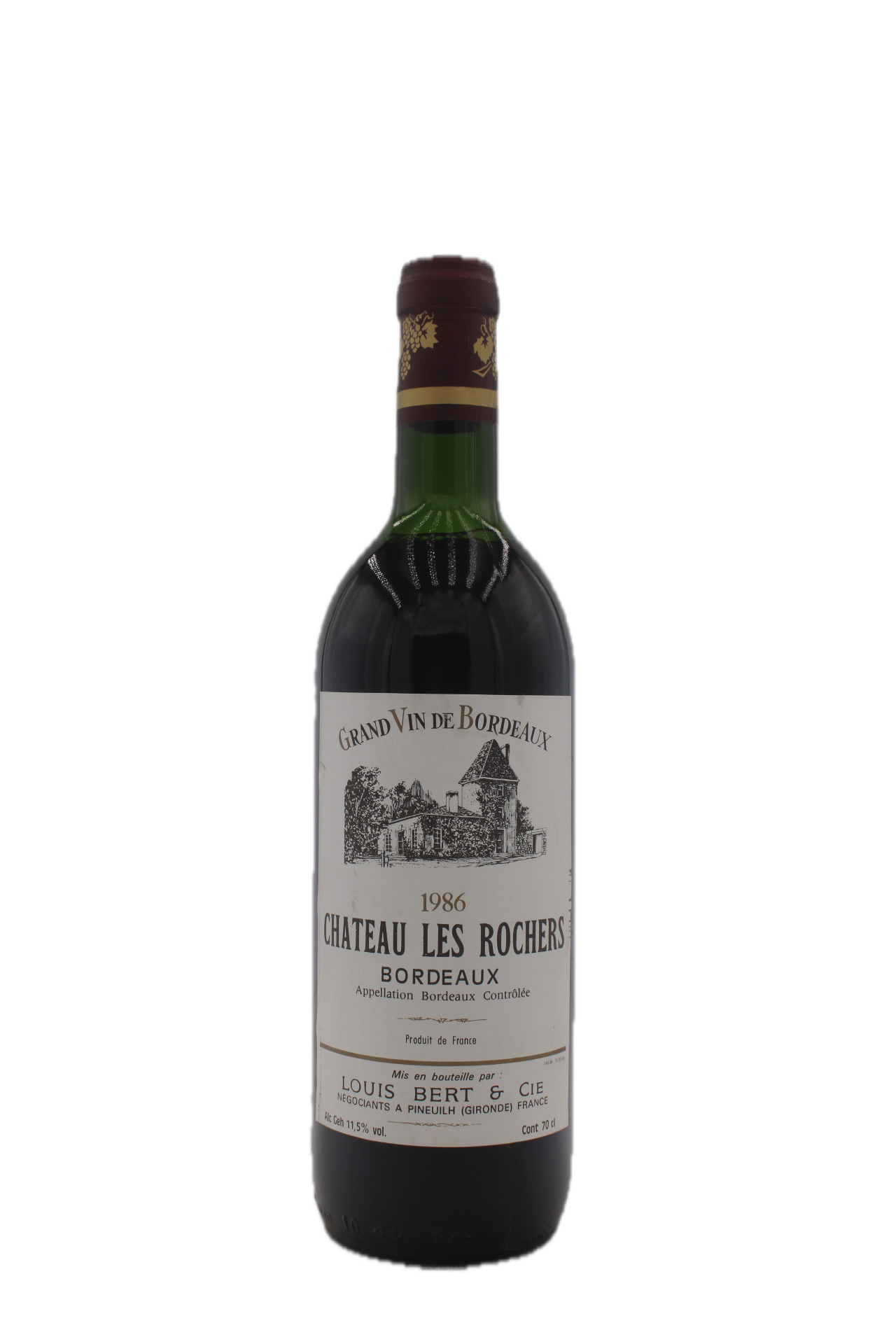 Château les Rochers - Bordeaux 1986