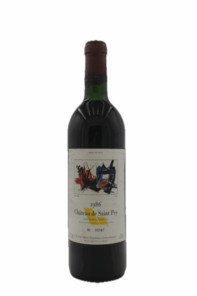 Château de Saint Pey - Saint Emilion Grand Cru 1986