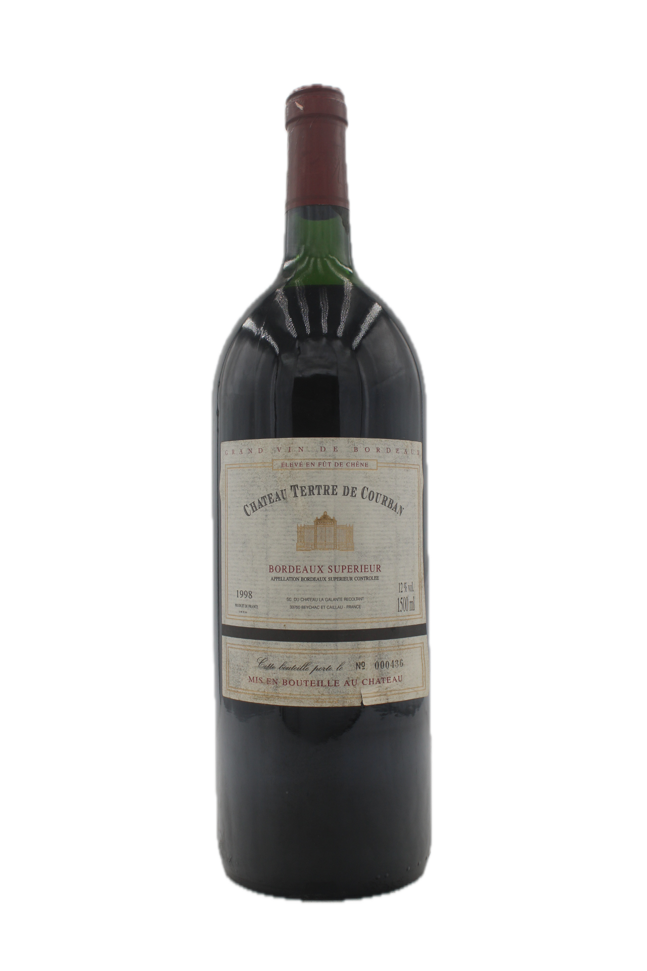 Château Tertre de Courban - Bordeaux Superieur 1998 Magnum (1.5L)