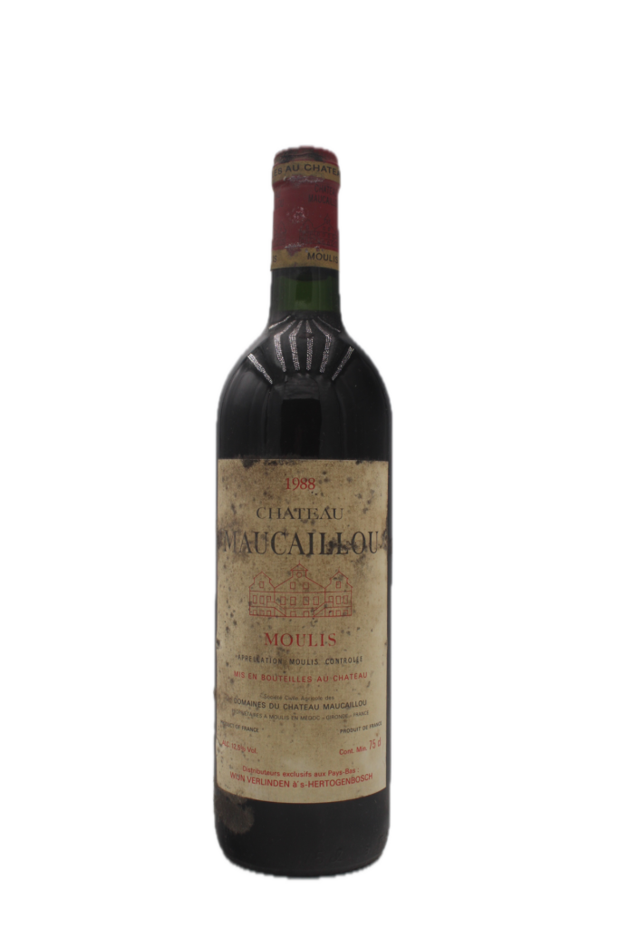 Château Maucaillou - Moulis 1988 (Stained Label)