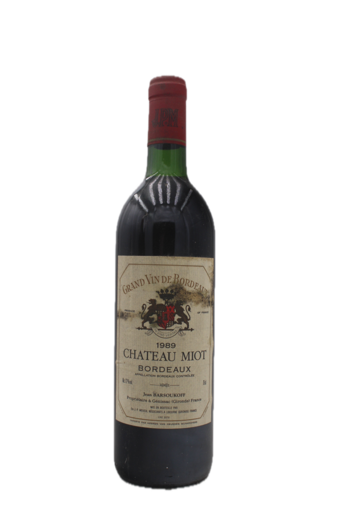 Château Miot - Bordeaux 1989