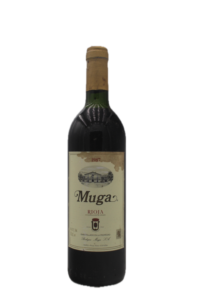 Muga - Rioja Crianza 1987 (stained label)