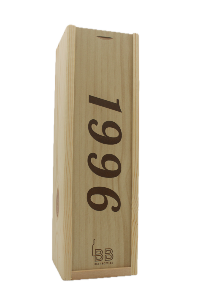 Wijnkist 1 Fles opdruk 1996