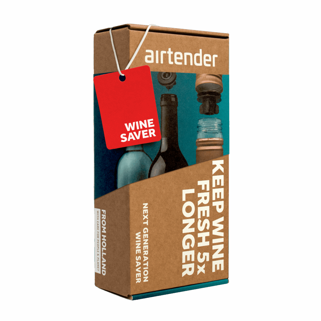 Airtender Vacuümset - Vacuümpomp & 6 Vacuümstoppers Met Houder