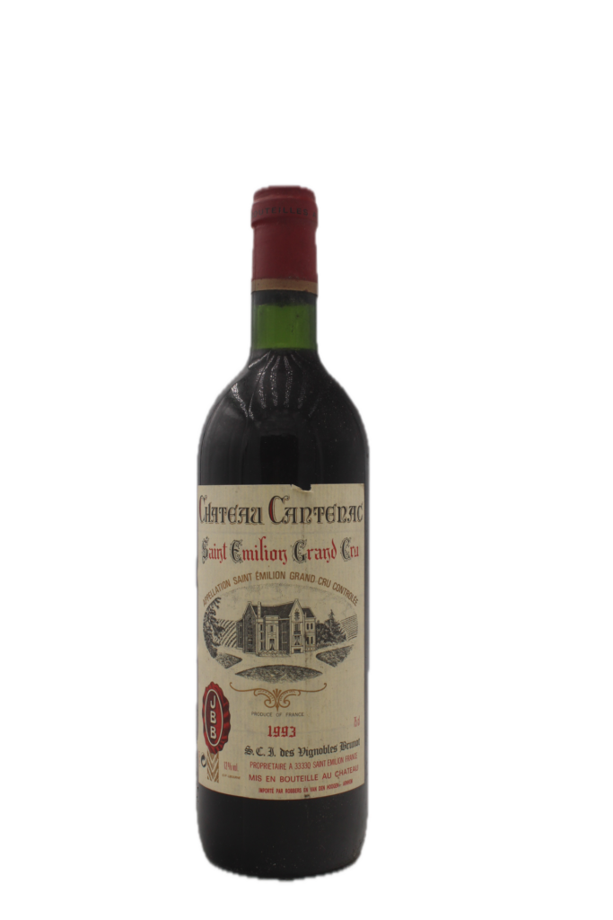 Château Cantenac - Saint Emilion Grand Cru 1993