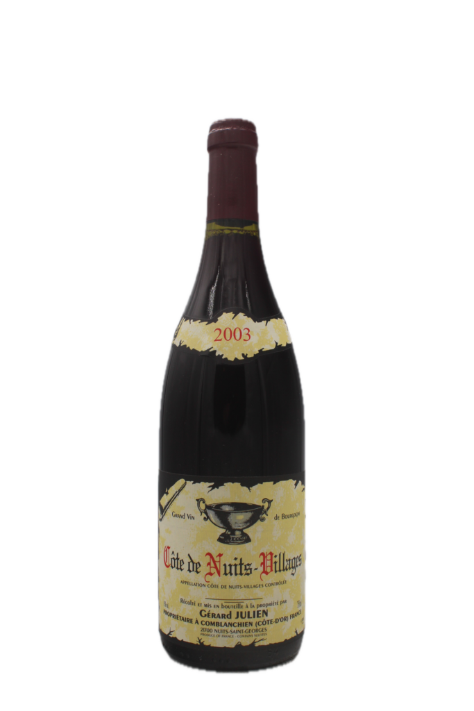 Gerard Julien - Cote de Nuits Villages 2003