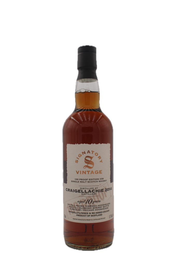 Signatory Vintage - 10 Years Craigellachie 2014
