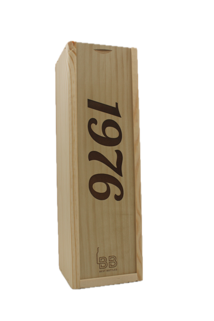 Wijnkist 1 Fles opdruk 1976