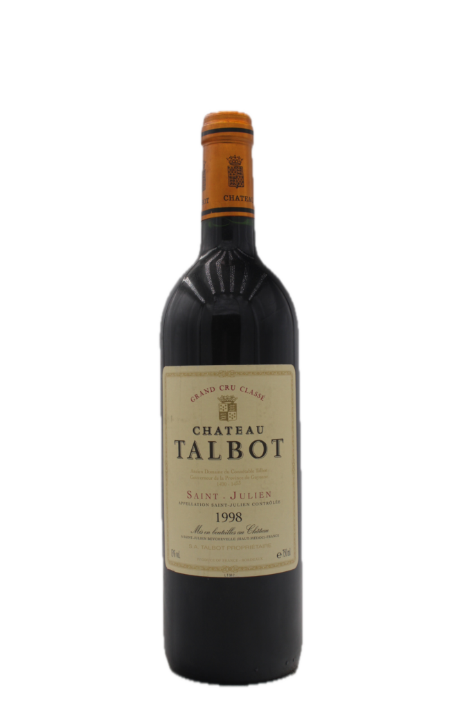 Château Talbot - Saint-Julien Grand Cru Classé 1998