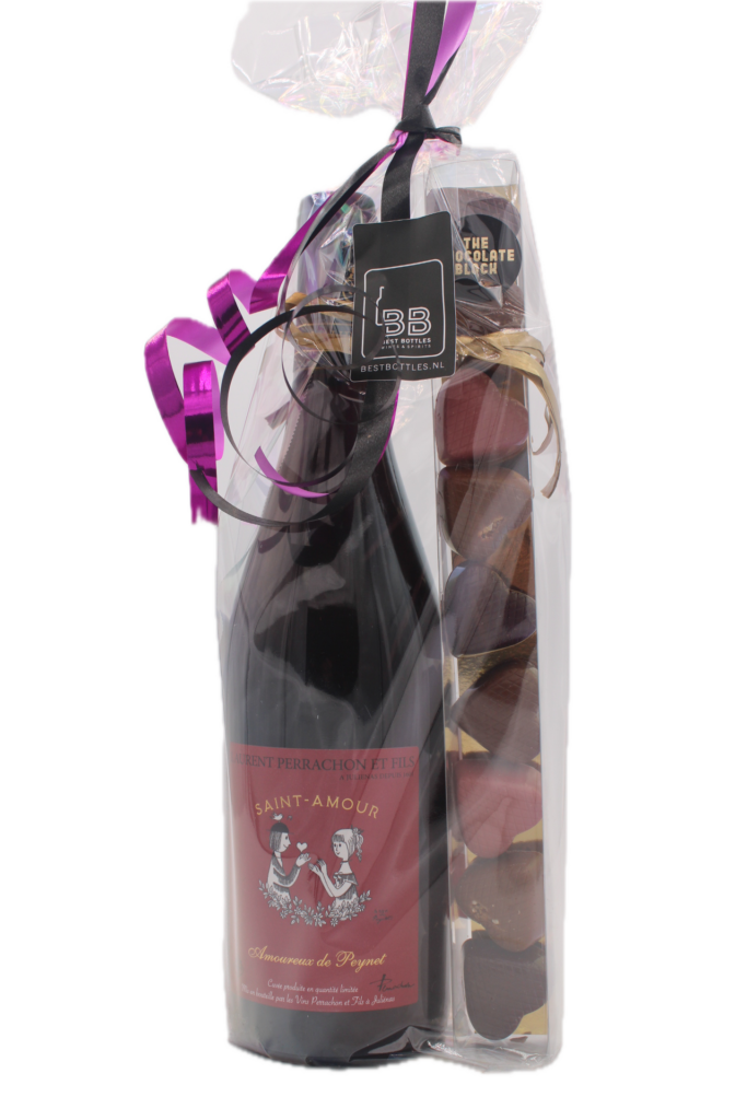 Valentijns tip - Wijn met Hartjes Bonbons