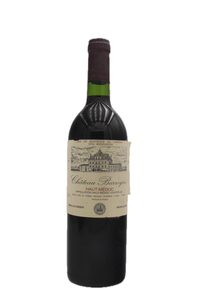 Château Barreyres - Haut Medoc Cru Bourgeois 1998