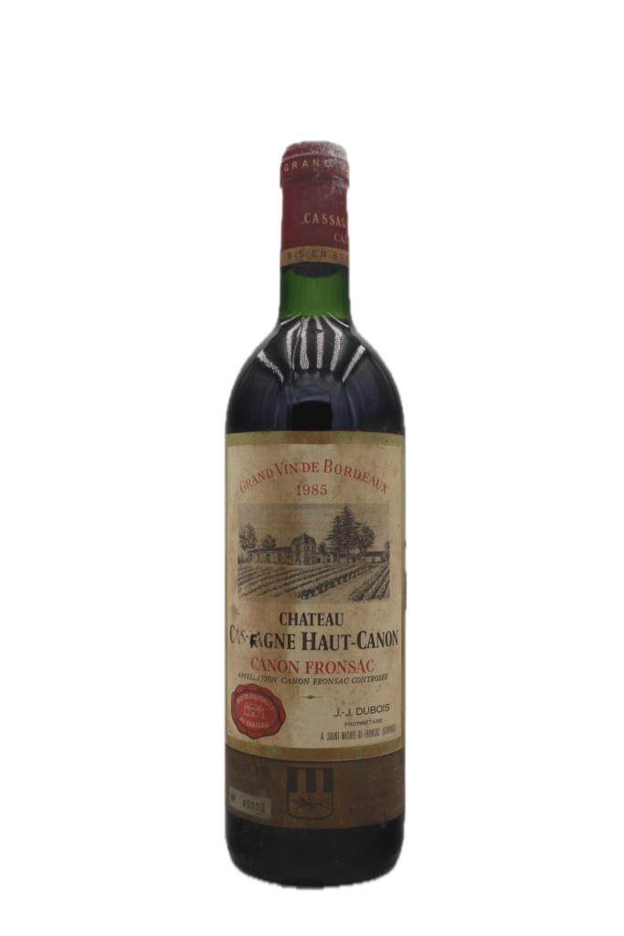 Château Casagne Haut-Canon - Canon Fronsac 1985