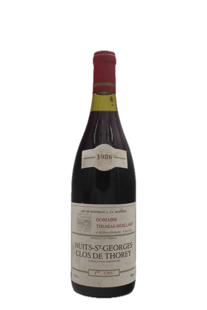 Domaine Thomas-Moillard - Nuits Saint Georges 1er Cru "Clos de Thorey" 1986