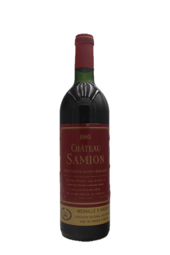 Château Samion - Montagne Saint Emilion 1985
