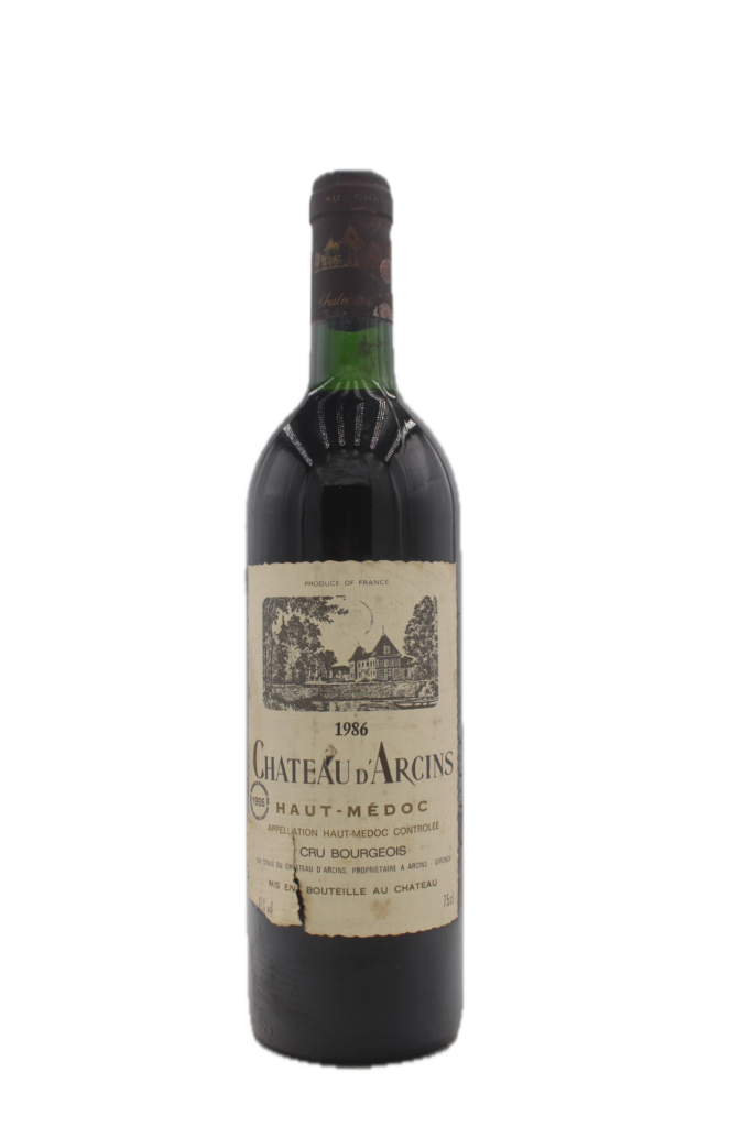 Château D'Arcins - Haut-Medoc Cru Bourgeois 1986