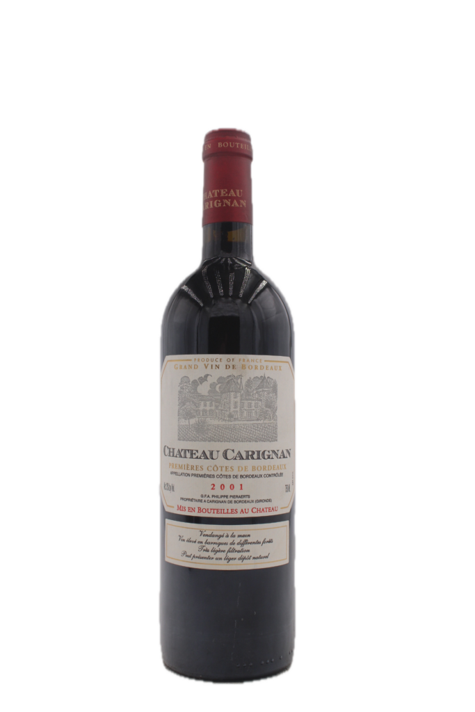 Château Carignan - Premieres Cotes de Bordeaux 2001