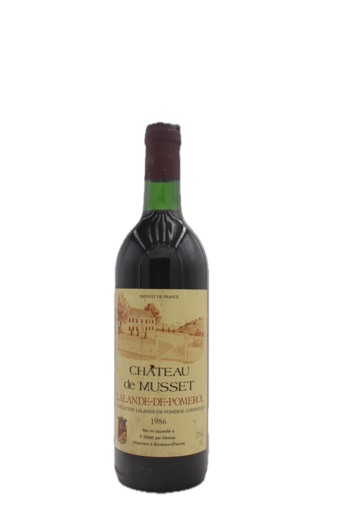 Château de Musset - Lalande de Pomerol 1986