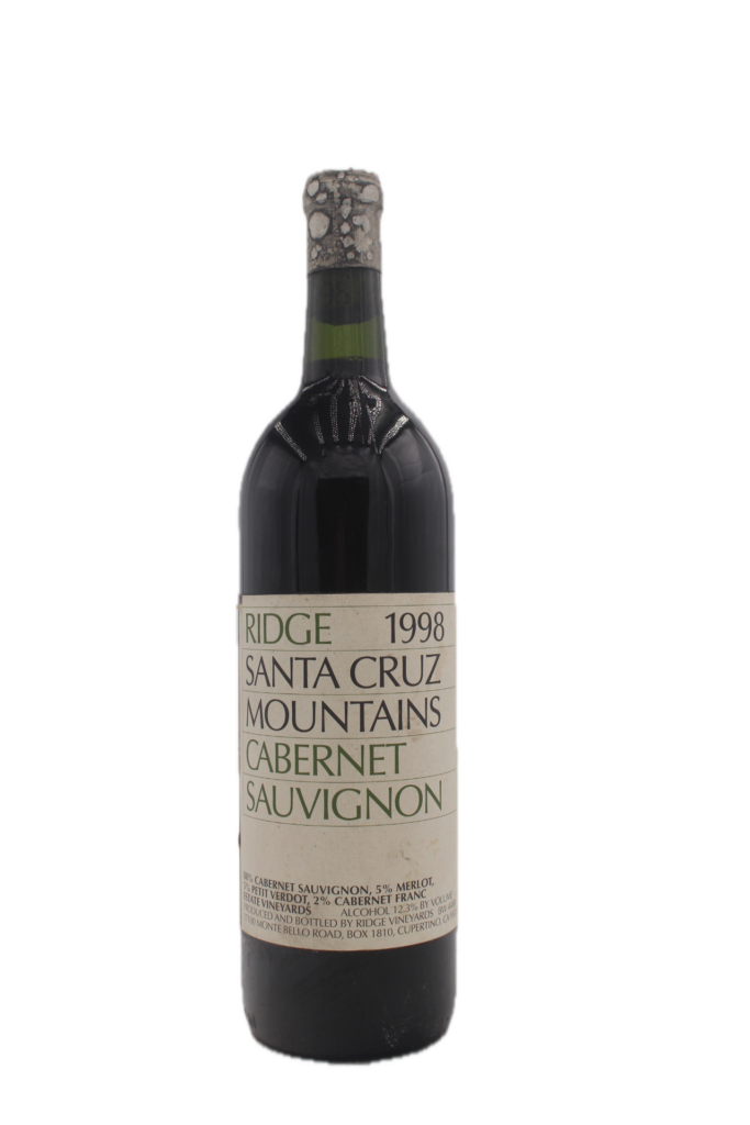 Ridge Vineyards - Santa Cruz Mountains Cabernet Sauvignon 1998