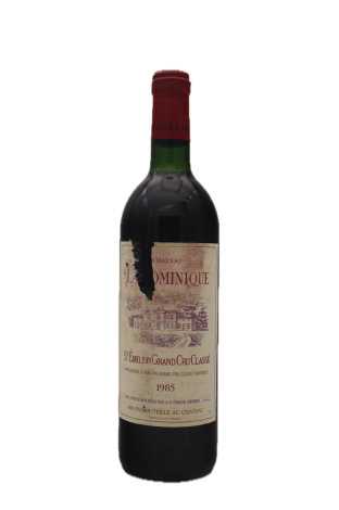 Château La Dominique Grand Cru Classe 1985 Slightly Damaged Label
