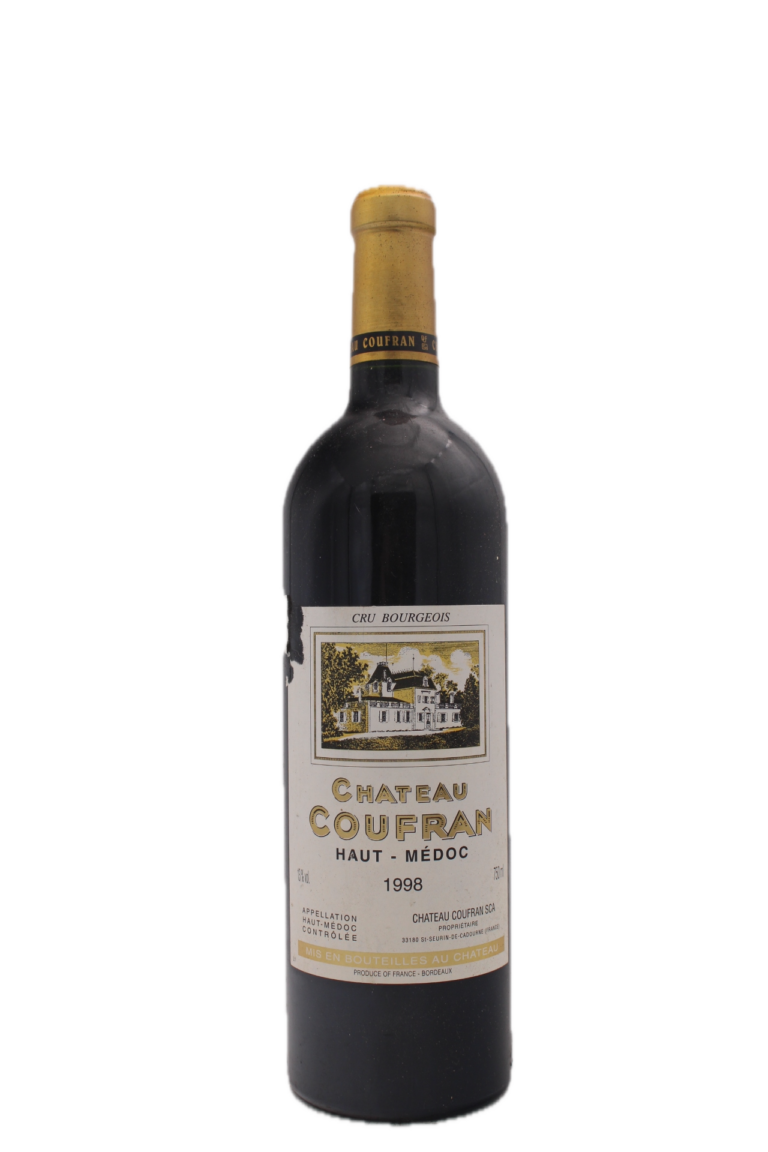 Château Coufran - Haut-Mèdoc 1998 (slightly damaged label)
