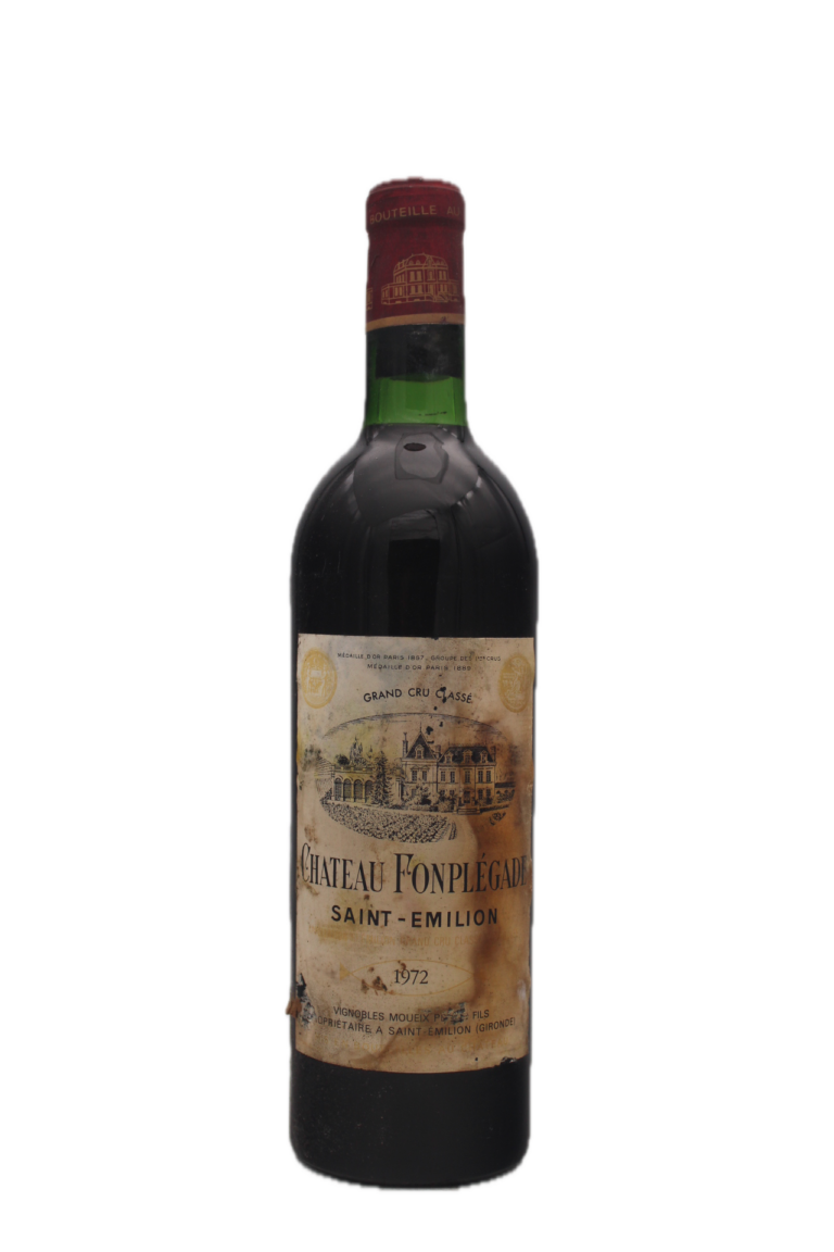 Château Fonplégade Grand Cru Classe 1972 Damaged Label