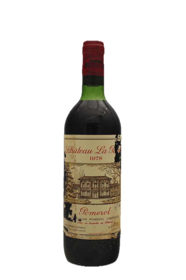 Château La Pointe 1978 Damaged Label