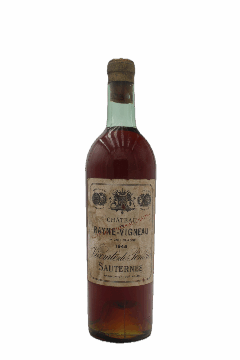 Chateau Rayne Vigneau - Sauternes 1er Cru Classe 1945
