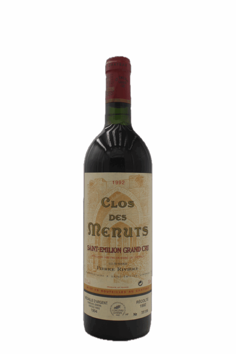 Clos des Menuts - Saint Emilion Grand Cru 1992