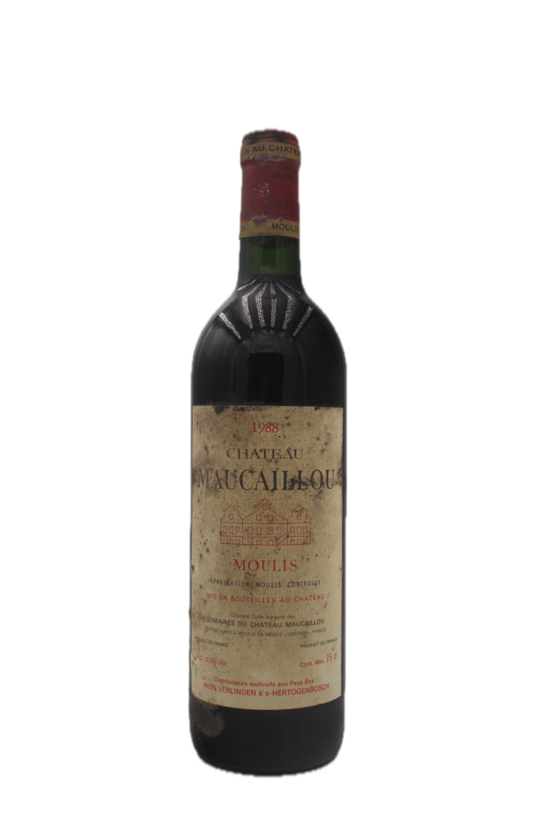 Château Maucaillou - Moulis 1988 (Stained Label)
