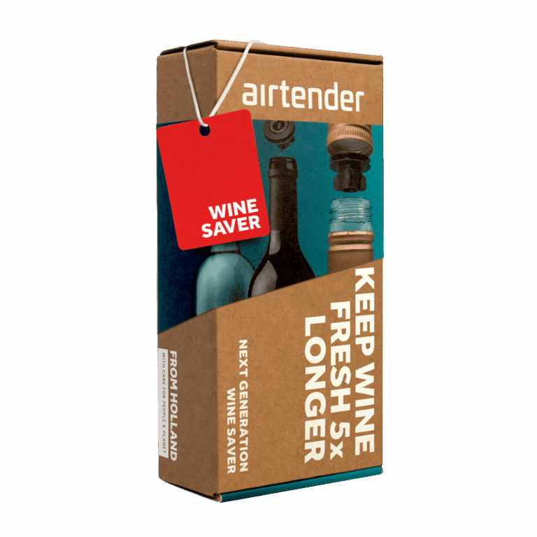 Airtender Vacuümset - Vacuümpomp & 6 Vacuümstoppers Met Houder
