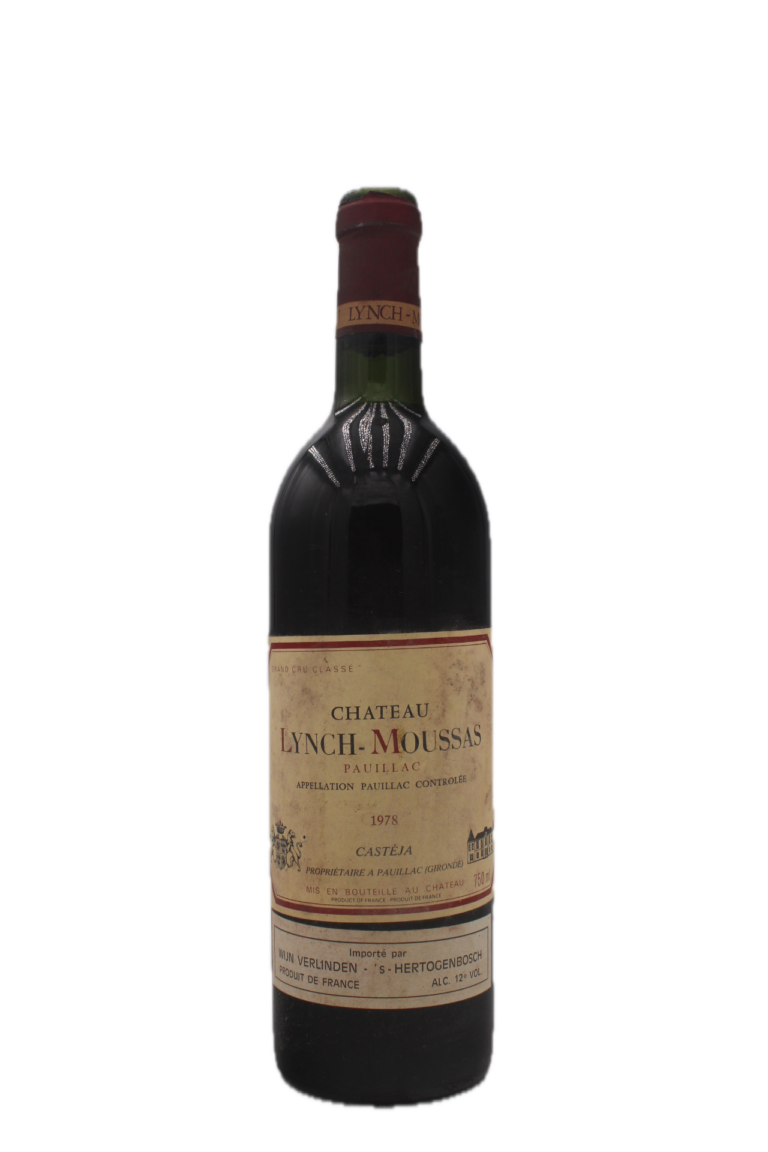 Château Lynch Moussas Grand Cru Classe 1978 (Top of Capsule Missing)