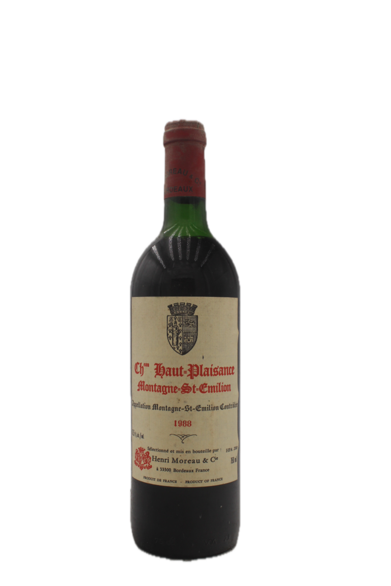 Château Haut Plaisance - Montagne-Saint-Emilion 1988