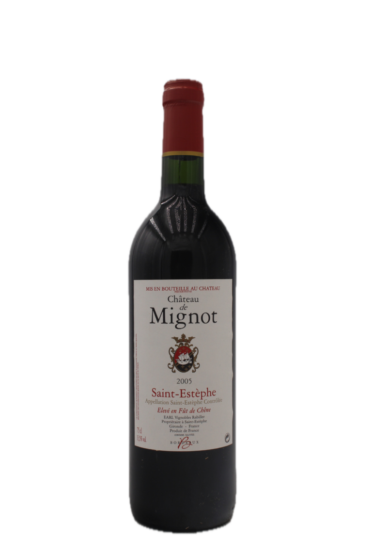 Château de Mignot - Saint Estephe 2005