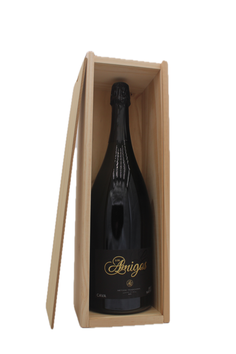 Wijnkist 1 Fles Magnum (1,5 Liter) (Bourgogne & Champagne Flessen)