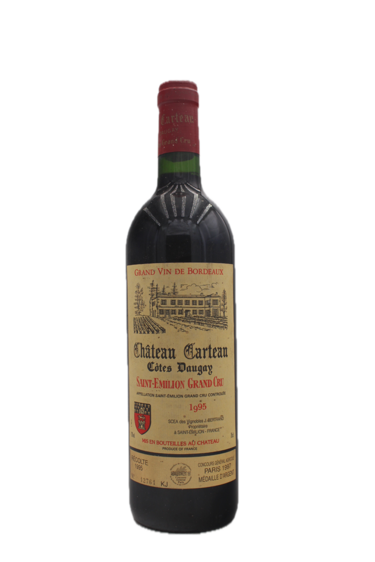 Château Carteau Cotes Daugay - Saint Emilion Grand Cru 1995