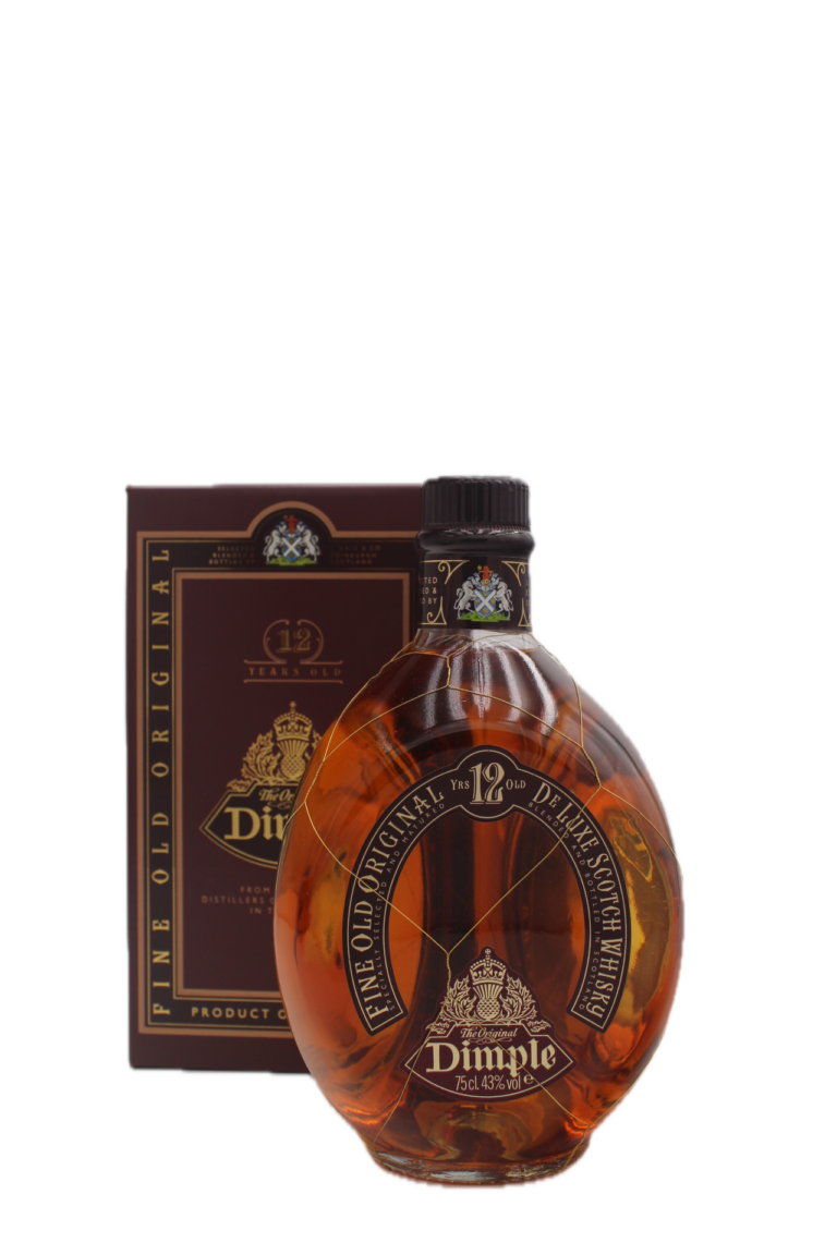 Dimple 12 Years De Luxe Scotch Whisky 1990's