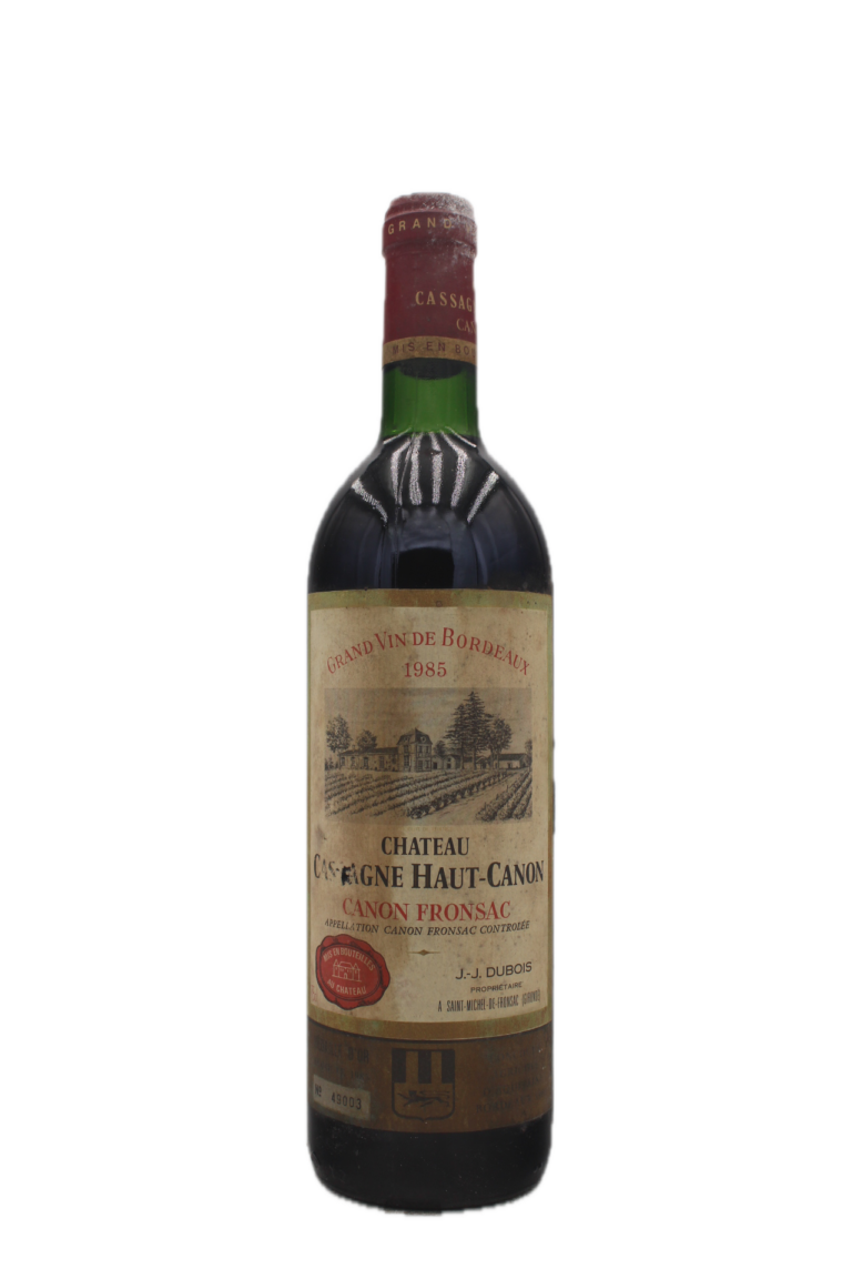 Château Casagne Haut-Canon - Canon Fronsac 1985