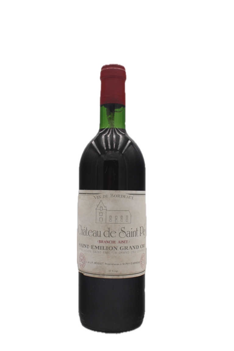 Château de Saint Pey - Saint Emilion Grand Cru 1982