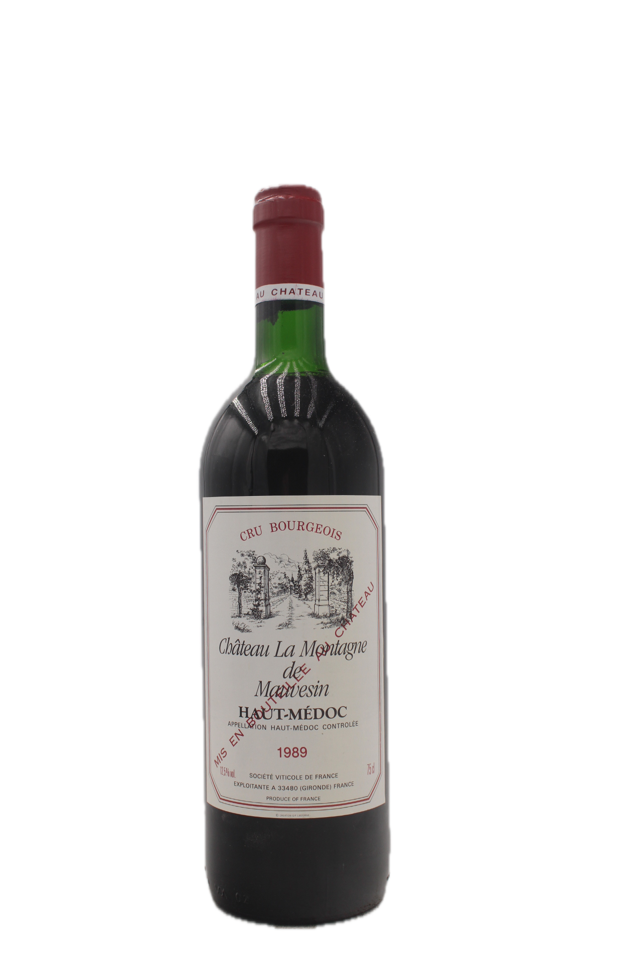 Château la Montagne de Mauvesin - Haut Médoc Cru Bourgeois 1989
