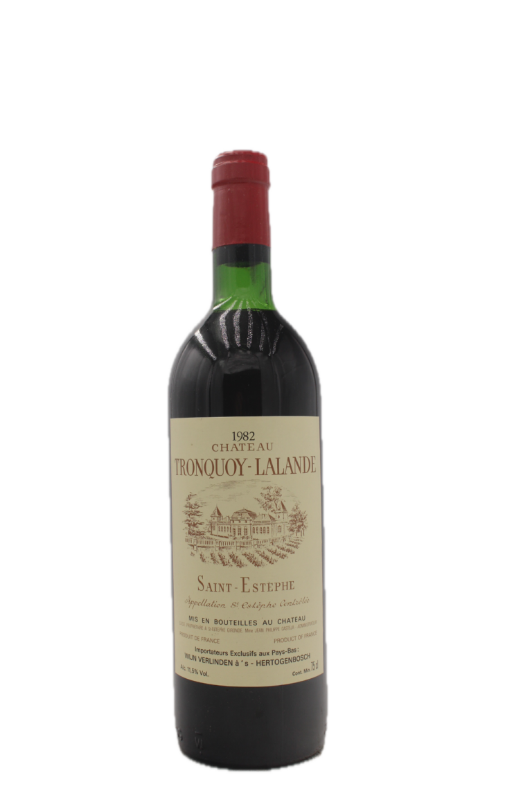 Château Tronquoy-Lalande - Saint-Estephe 1982