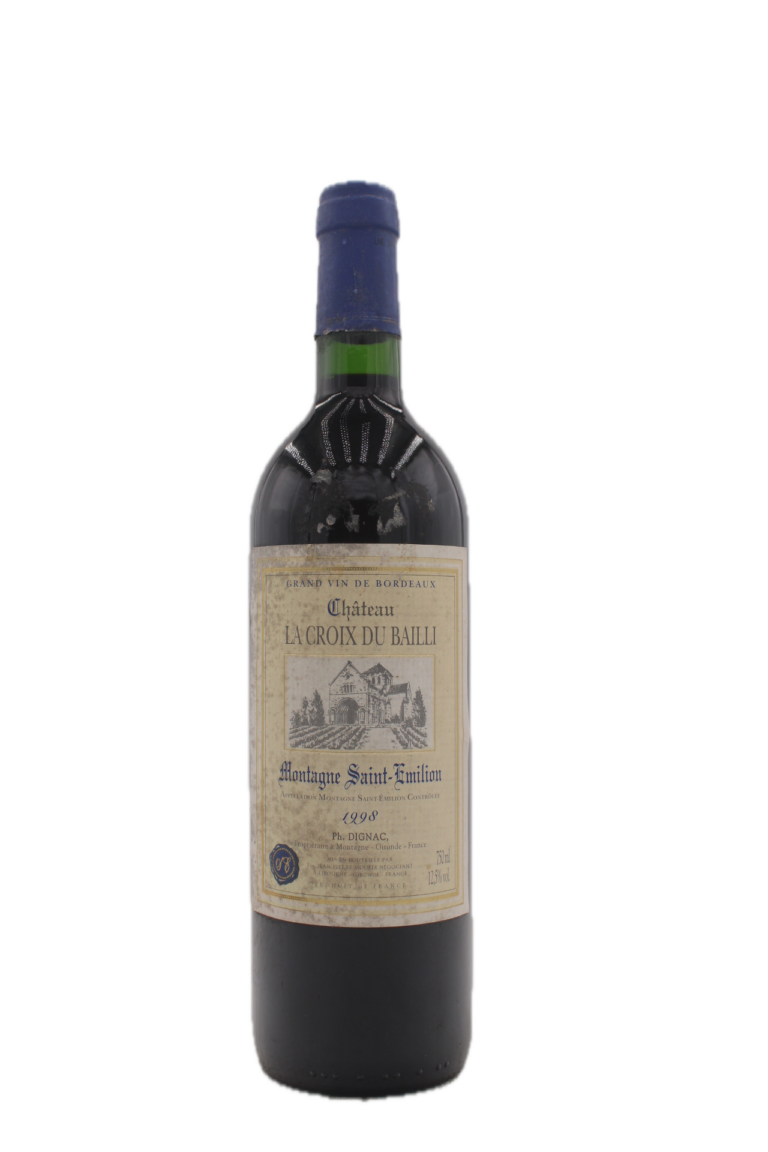 Château la Croix du Bailli - Montagne-Saint-Emilion 1998