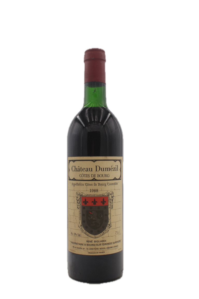 Château Dumézil - Cotes de Bourg 1988
