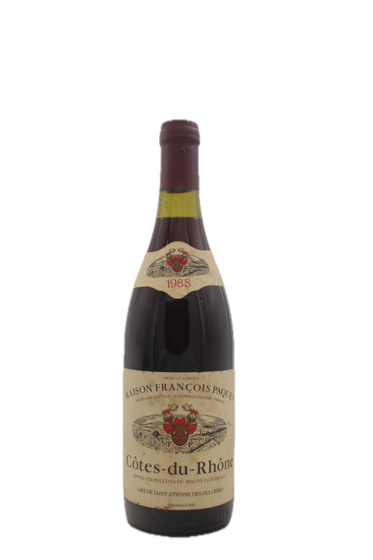Maison Francois Paquet - Cotes du Rhone Rouge 1988