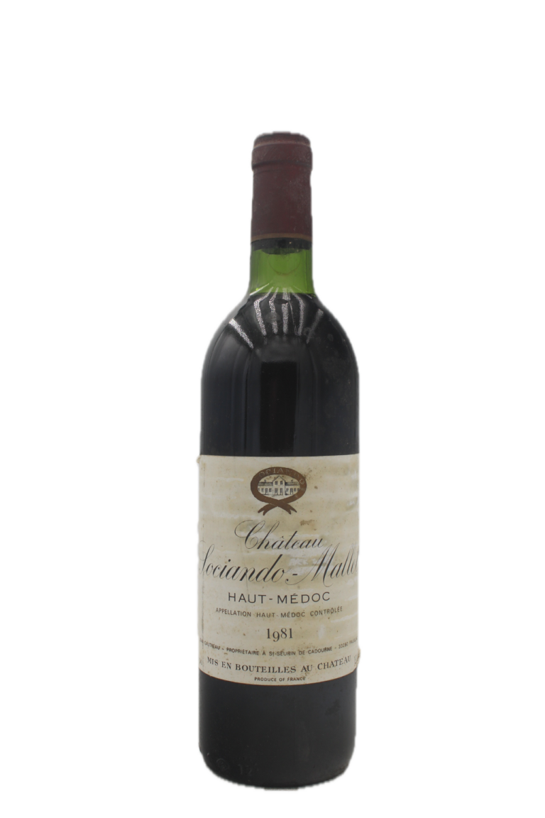 Château Sociando Mallet - Haut Médoc 1981