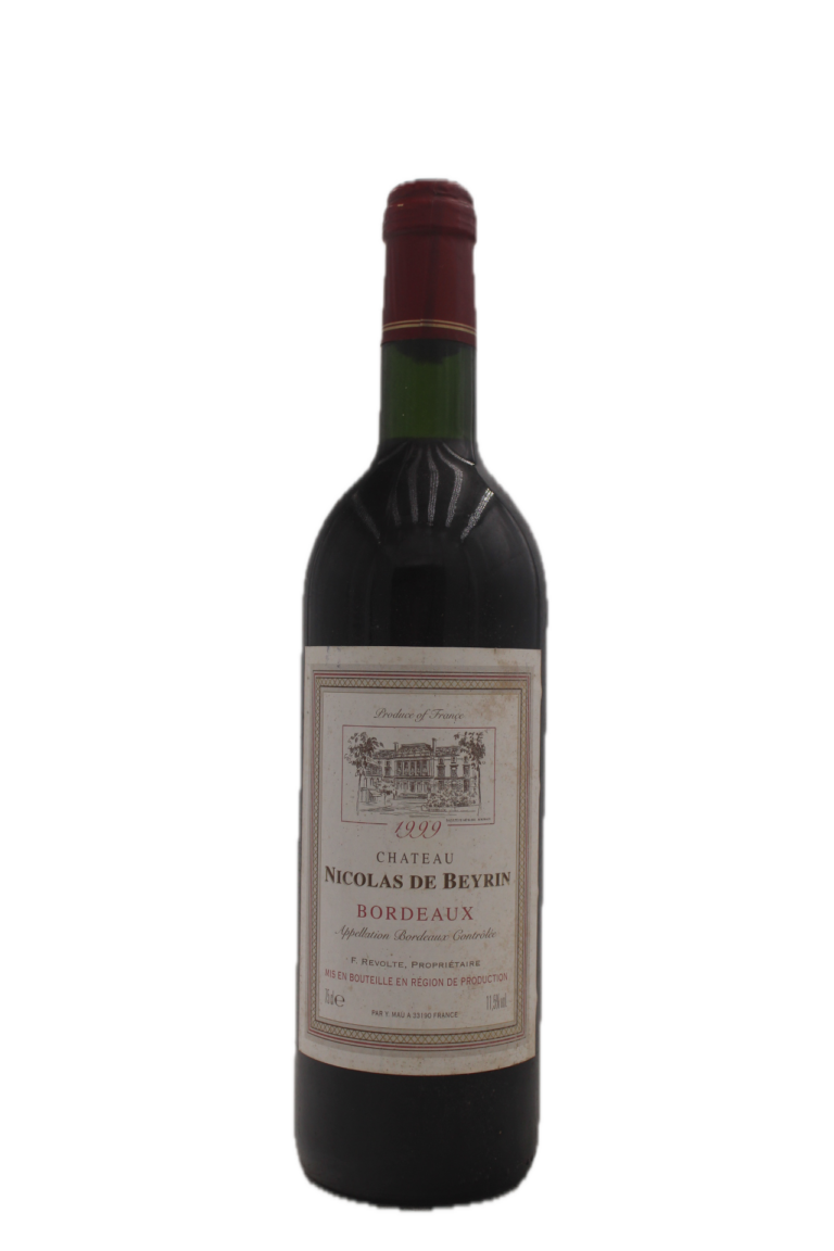 Château Nicolas de Beyrin - Bordeaux 1999 (Broken Capsule)
