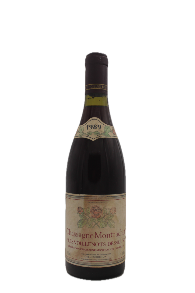Gilles Bouton - Chassagne Montrachet "Les Voillenots Dessous" 1989