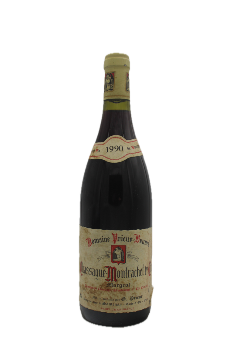Domaine Prieur-Brunet - Chassagne-Montrachet 1er Cru "Morgeot" 1990 (Stained Label)
