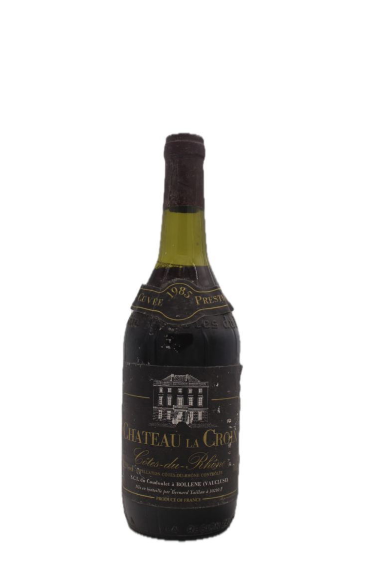 Château la Croix - Cotes du Rhone Cuvée Prestiege 1985